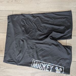 Disney Mickey Black Biker Shorts
